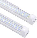 20 Pack, 8FT Led Shop Light, 144W 6000K 19800LM Clear White, Led Shop Light 8FT 110V Linkable Integrated V-Shape for Shop Garage, Warehouse