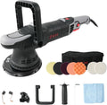 ZKH Buffer Polisher, 6 Inch Car Buffers and Polishers Kit, 21mm Orbit Dual Action Polisher with 1000W Powerful Motor, 4800OPM Buffer Polisher for Car Detailing and Waxing