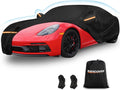 Car Cover for Porsche Cayman, for Porsche 718 (986/987/981), Spyder 1997-2025, Waterproof 210D Oxford Cloth and Cotton Outdoor Car Covers with Zipper Windproof Heavy Duty All Weather