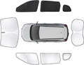 8pcs Car Window Shades for Nissan Rogue 2014-2020 Accessories,Windshield Side Rear Full Sunshade,Sun Visor UV Blocking, Privacy Protection for Camping Outdoor(Not Sport&2021 3rd Gen.T33)