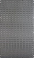Akro-Mils 30161 Heavy Duty Wall Mount Garage Storage Steel Louvered Panel | Wall Storage Bin Hanging Organizer System for AkroBins, 36-Inch W x 61-Inch H, Grey, Single