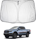 LUWU 2023-2024 Ford Ranger Windshield Sun Shade - Blocks UV Rays, Front Window Sunshade