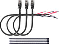 Xislet 24" Radar Detector Hardwire Power Cord Mirror Wire Plug Tap Compatible with Escort Valentine One Uniden Beltronics with Inline Fuse Mount RJ11 - Set of 3