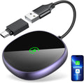 Wireless Carplay Adapter for iPhone & Android Auto 2-in-1, Stable, Plug & Play Low Delay Carplay Wireless Adapter Convert Wired to Wireless Apple Car Play Dongle for iOS 10+/Android 11+ (Purple)