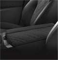 SXCY for 2022-2024 2025 BMW iX Armrest Cover [Add Pad] 2024 2025 iX Center Console Cover for 2024 2025 BMW iX Console Cover Pad 2022-2024 2025 iX Accessory (Black)