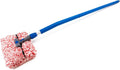 Autofiber [Mitt on a Stick PRO] Adjustable Head Car Wash Brush | 61" Sectional Angled Pole (Red Dragon Cover)