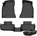 ANBINGO®-Floor Mats Custom for Dodge Challenger RWD 2015-2023 All Weather Challenger RWD Mats Protection TPE Automotive Challenger RWD Floor Mat Fits Full Set Accessories, Black