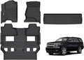 GINOWY- Floor Mats & Cargo Liner for Chevy Tahoe 2015-2020 & GMC Yukon (Only for Bucket Seat) TPE All Weather Protection Tahoe Car Mats, Non-Slip Trunk Mat Waterproof Accessories Floor Liners Black
