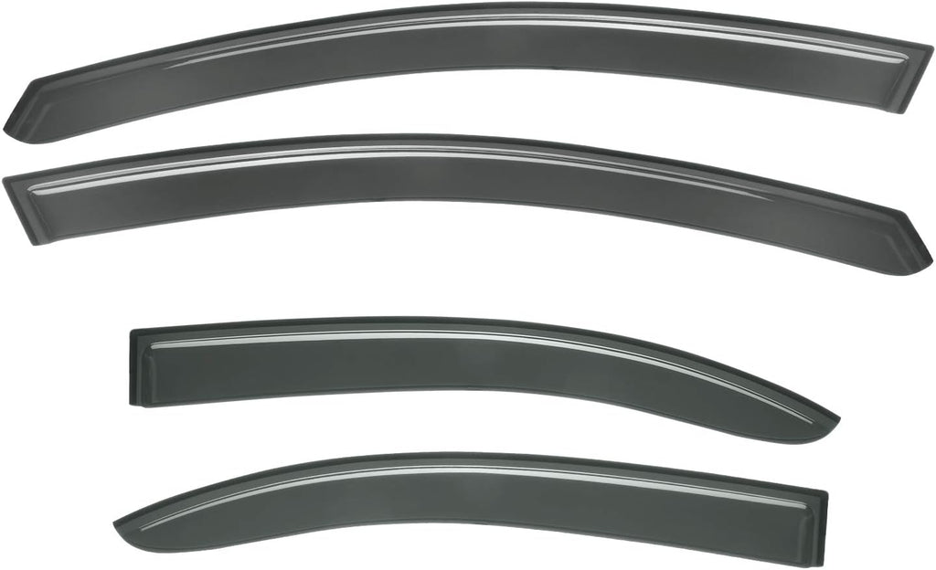 4pcs for 08-17 Lancer/Evo 10/X Sedan Sun Rain Guard Window Visors