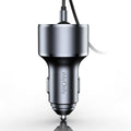 AUX Car Adapter FM Transmitter,iMyOnly QC/PD All-Metal Bluetooth V5.3 AUX Adapter for Car Music Player, Bluetooth Transmitter with Hands-Free Calling