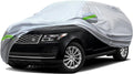 TUCAREST 6-Layers Premium Full Car Cover Hard Shell Zipper Design Waterproof All Weather Weatherproof UV Sun Protection Snow Dust Storm Resistant Outdoor with Straps (Fit for SUV/MPV 191"- 200")