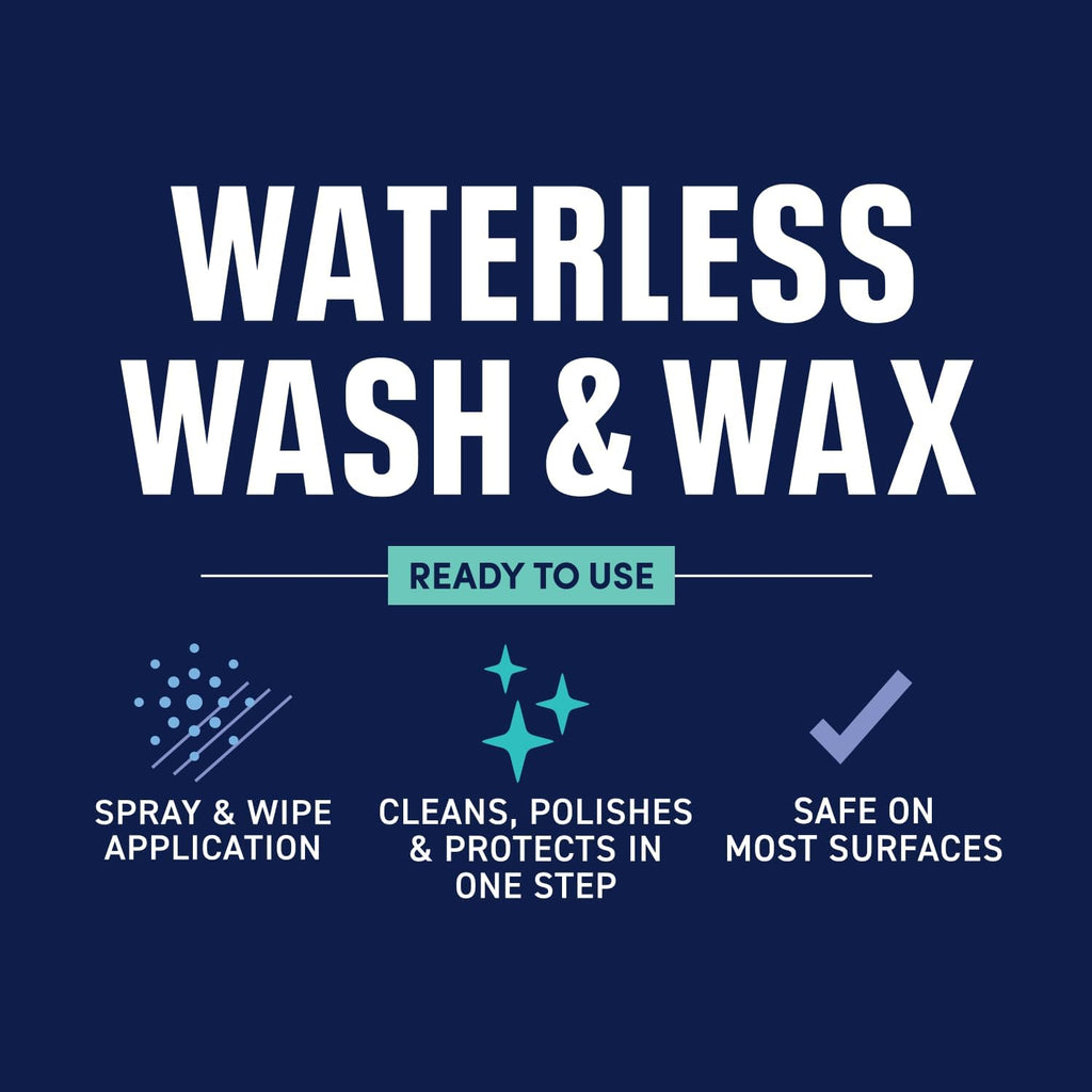Bioesque Waterless Wash & Wax, Ready to Use Formula for Cars, Trucks, Boats, RVs, Motorcycles, & More, 32 Fl Oz (Pack of 1)