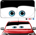 Gven- The Original Patented Car Eyes Windshield Sun Shade 2025 Windshield Cover Automotive Interior Sun Protection Front Windshield Sun Visor Protector Blocks UV Rays Keep Your Vehicle Cool (Black, S)