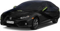 Car Cover Custom Fit for Honda Civic, Waterproof All Weather Full Exterior Sedan Cover Rain Snow UV Protection Cover with Door Zipper