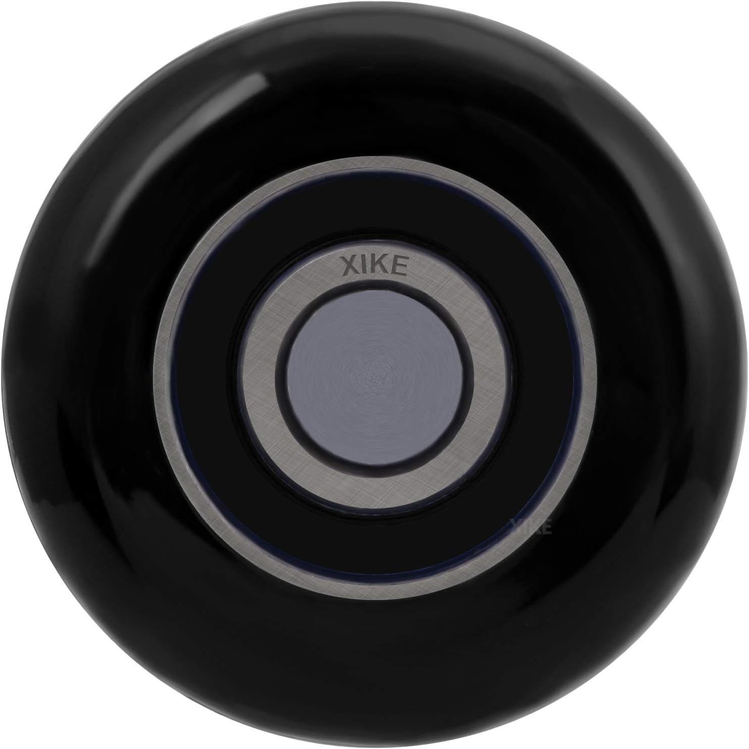 XiKe 10 Pack Black 2" Nylon Garage Door Roller 4" Stem, Quiet/Durable and High Load, Use 6200-2RS Double Seals Precision Bearings.