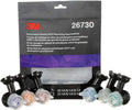 3M Performance Gravity HVLP Atomizing Head Variety Kit, 26730, Sizes 1.2, 1.3, 1.4, 1.6, 1.8, 2.0, for use Performance Spray Gun PPS 2.0 Paint Cups, Pack of 6, Black