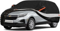 10 Layers SUV Car Cover Custom Fit for Chevrolet Chevy Equinox (2005-2024) Waterproof All Weather for Automobiles, Outdoor Full Cover Sun UV Rain Protection with Cotton.Black