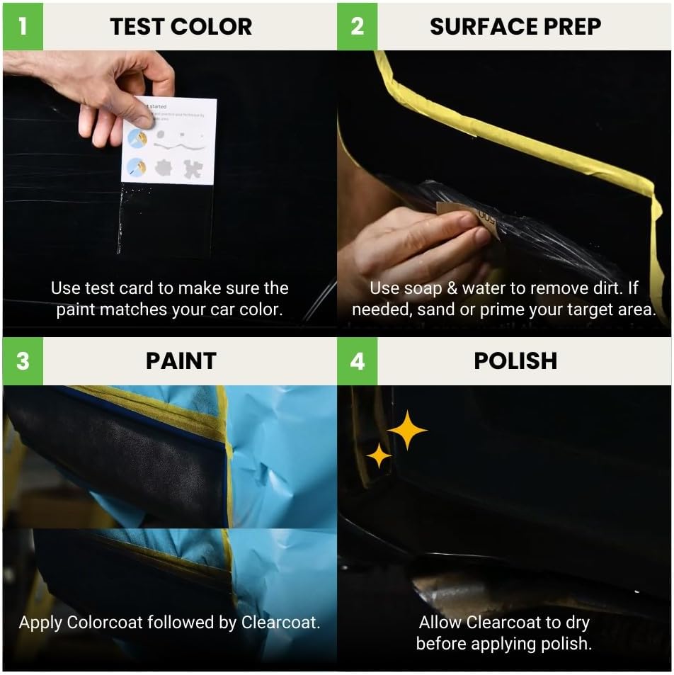TouchUpDirect 8R3 Pacific Blue Metallic Compatible with Toyota Exact Match Touch Up Paint Aerosol - Platinum Kit