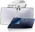 Windshield Sun Shade Umbrella for 2019-2025 Kia Forte Accessories: Custom Fit 240T Silver, Double Thickened, Foldable Sunshade Front Window Sun Visor, Ultimate 99% UV Blocking for FE/LXS/GT-Line/GT