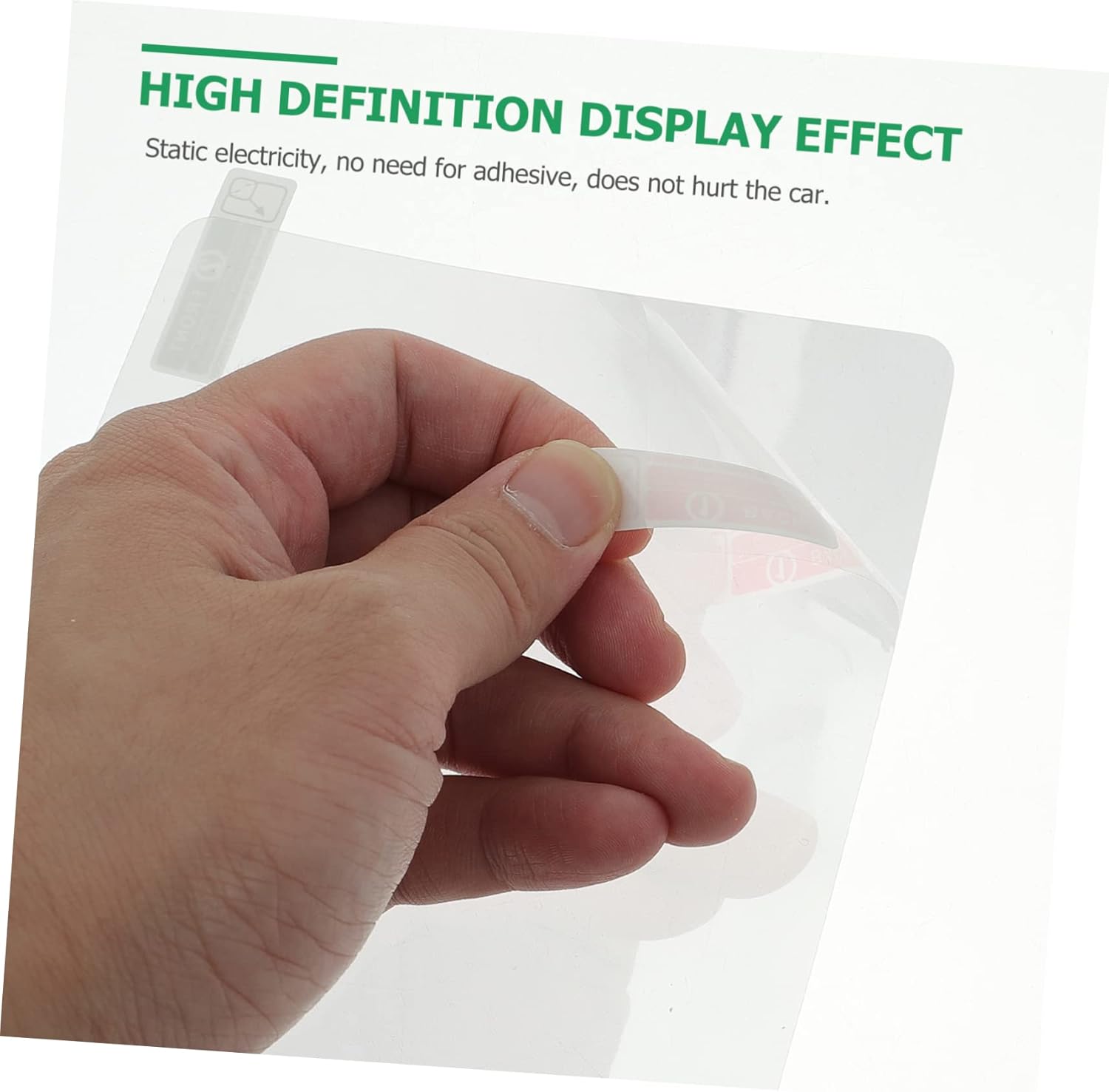 2pcs Hud Reflective Film Car Hud Display Head- up Display Windscreen Film Car Window Film Head up Display Reflective Film Reflective Sheet Reflective Windshield Film The Pet