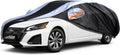 Altima Car Cover Waterproof All Weather with Silver Strip Design, Custom Fit for Altima 2005–2025, Altima Accessory with Door Zipper & Windproof Straps