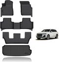 KELCSEECS Floor Mats & Cargo Liner Custom for Q7/SQ7 2025 2024-2020 All Weather Car Mats Automotive Cargo Mat Trunk Mat Q7 Trunk Liner Cargo Liner