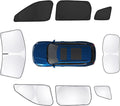 8pcs Car Window Shades for Kia Telluride 2020-2025 Accessories,Windshield Side Rear Full Sunshade,Sun Visor UV Blocking, Privacy Protection and Blackout for Camping Outdoor