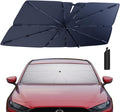 Windshield Sun Shade Umbrella for 2019-2025 Mazda 3 Accessories: Custom Fit 210T Silver, Foldable Sunshade Front Window Sun Visor, Blocks UV Rays, Keeps Car Cool for Sedan, Hatchback, Turbo, Premium