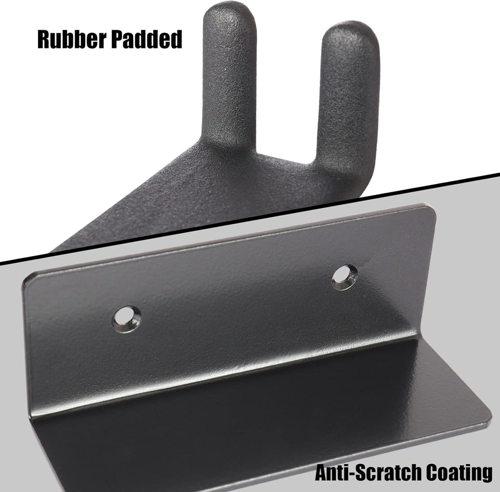 Bike Wall Mount, Pedal Mount Bike Rack for Garage, Bike Storage Hanger Bicycle, Heavy Duty Bike Hooks with Rubber Pad for Wall, Max 150LB, 3 Set