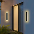2 Pack LED Outdoor Long Wall Lights,24 inch Outdoor Linear Light for Porch,Dimmable Wall Mounted Light Fixtures,Exterior Long Linear Lighting,Outside Lighting for Patio,House Front Door