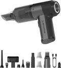 Scosche SCOVAC Cordless Handheld Vacuum Cleaner with Inflator, Deflator & Air Duster, 4-in-1 Small, High Power, Rechargeable and Portable Hand Held Vacuum for Car, Home, Office, Pet Hair
