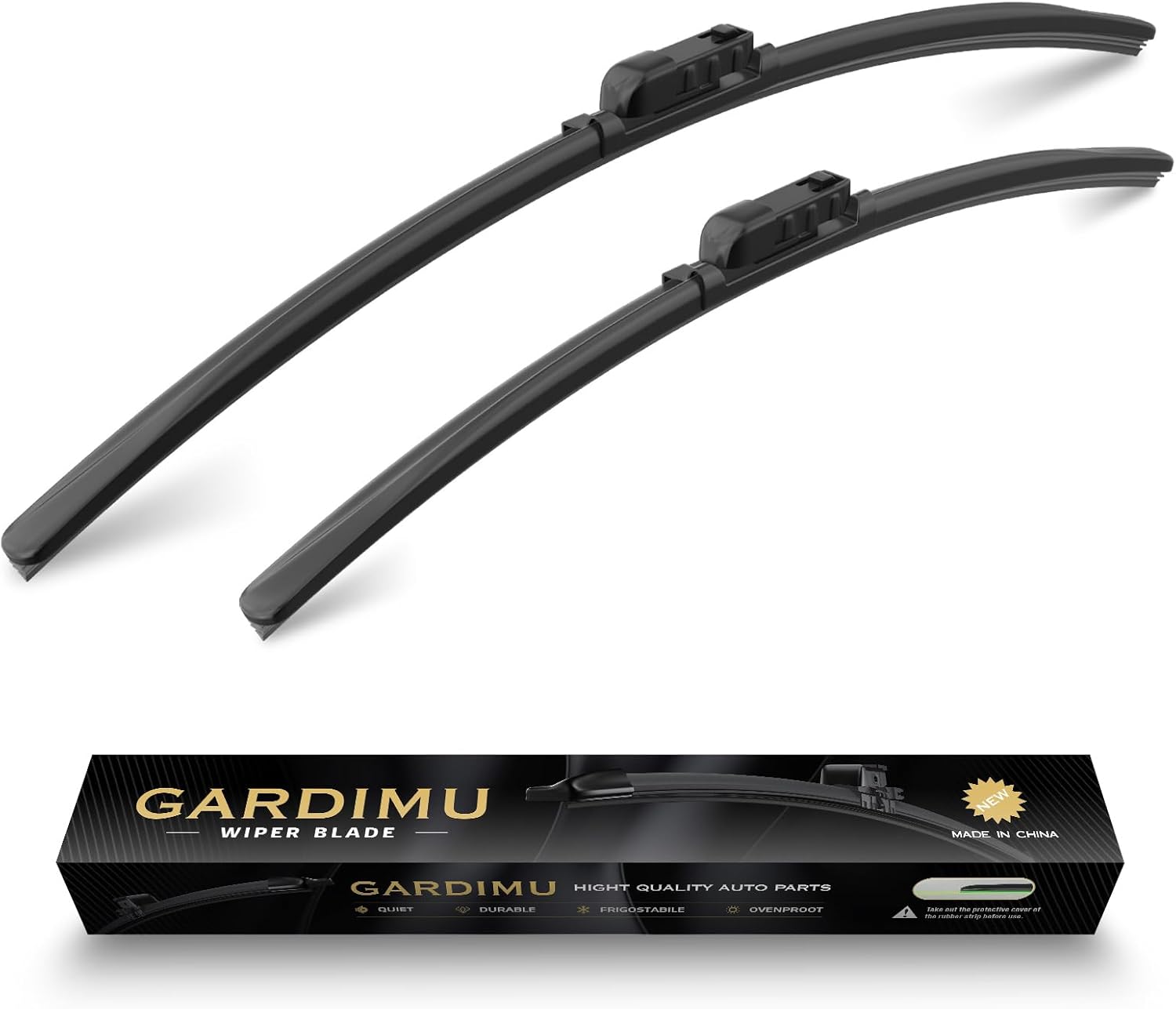 Front Windshield Wipers, 2-Piece Set for BMW 5 Series 530i 530e 540i M550i 2017 2018 2019 2020 2021 2022 2023 - Automotive Replacement Front Wiper Blades for Car Window