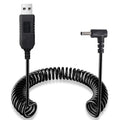 USB to DC3.5 Plug Radar Detector Power Cable, USB 5V-12V Power Cable Compatible with Cobra RAD 480i, 350, 380, Uniden DFR1, DFR3, DFR5, Whistler, & Radenso Pro M Radar Detectors (8.2FT Length)