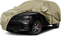 Waterproof Car Covers Replace for 2011-2025 Jeep Grand Cherokee, Multilayer Heavy Duty with Cotton Liner All Weather Car Cover with Zipper Door, Windproof Bands for Snow Rain Dust Protection