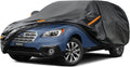 Kayme 7 Layers SUV Car Cover Custom Fit for Subaru Forester (1997-2025) Waterproof All Weather for Automobiles,Outdoor Full Cover Rain Sun UV Protection.Black