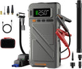 Car Jump Starter with Air Compressor 9000A, 9 in 1 Jumper Box for Car Portable 12V Jump Pack(All Gas/16L Diesel) Combo 150 PSI Tire Inflator & Air Inflator/Deflator Pump w/Extended Jump Cable