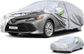 KouKou 6 Layers Car Cover Waterproof All Weather for Automobiles, Fit Sedan Toyota Camry, Honda Accord, Avalon, Civic, Nissan Altima, Maxima, Audi a4, a5, Tesla Model 3 etc.(193 X72 X59)