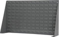 Akro-Mils 98636 Heavy Duty Steel Louvered Panel Standing Work Bench Storage Rack Garage Organizer for Mounting AkroBin Storage Bins, 36-Inch L x 8-Inch W x 20-Inch H, Grey