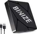 Binize Wirelss Carplay Adapter, Carplay Wireless Dongle for Factory Wired CarPlay Cars to Convert Wired to Wireless, Plug&Play, Latest BT 5.2, Fast WiFi 5.8GHz, USB/Type-C 2Cables