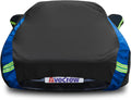 Avecrew Car Cover for Tesla Model 3 2017-2024, Custom Fit Full Exterior Cover with Charging Port and Breathable Ventilation Mesh, Waterproof All Weather Outdoor Rain Snow Sun Protection Cover