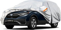 Kayme 6 Layers SUV Car Cover Custom Fit for Honda CRV CR-V (1995-2025), Waterproof All Weather for Automobiles,Rain Sun UV Protection.Silver