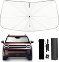 2024-2025 Upgraded for Hyundai Santa Fe Sunshade, Portable Foldable Sunshade Accessories, [Nano Ice Crystals Coating] UV Protection, Keeps Interior Cool (for Hyundai Santa Fe 2024-2025)
