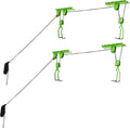 Bike Lane Products Bicycle Hoist 2-Pack Quality Garage Storage Bike Lift with 100 lb Capacity Even Works as Ladder Lift Premium Quality