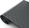 Premium Garage Floor Mat, Commercial Grade Heavy Duty Parking Mat for Garage Floor, Golf Cart Parking, Water/Stain Resistant Floor Runner (Grey Coin, 4 x 13 Feet)