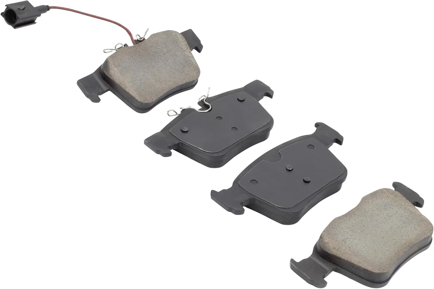 Premium Ceramic Rear Brake Pads (1001-1989C) Compatible with Maserati Ghibli 2017-2022, Maserati Levante 2017-2022, Maserati Quattroporte 2017-2017