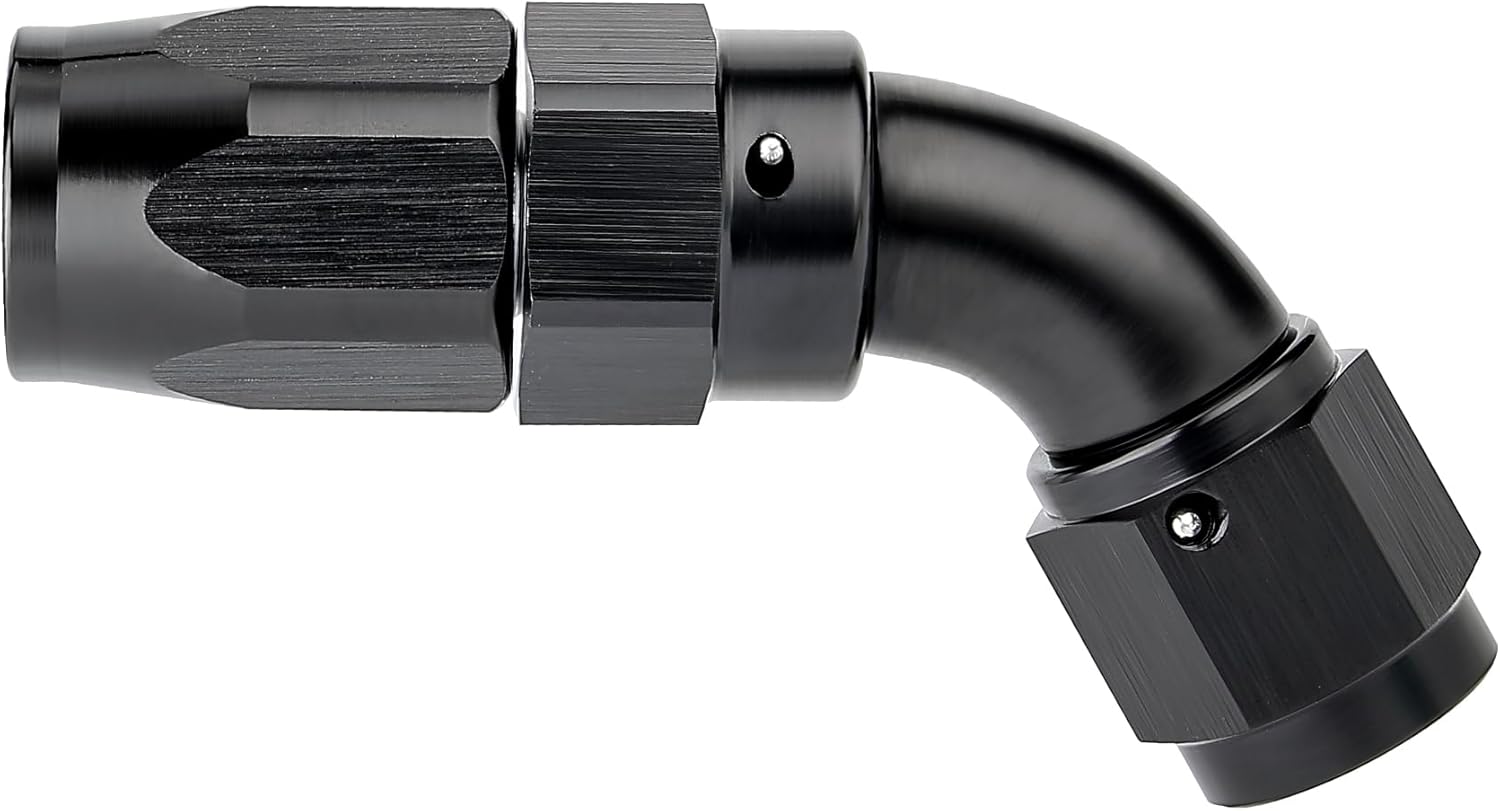 EVIL ENERGY 4AN 60 Degree One Piece Full Flow Hose End Fitting Swivel For CPE Braided Hose