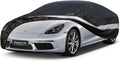10 Layers Car Cover Custom Fit for Porsche 718, Boxster, Cayman(1996-2025), Waterproof All Weather for Automobiles, Outdoor Full Cover Sun Dust Rain Protection with Cotton. Black