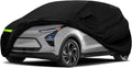 Waterproof Car Cover Compatible with Chevrolet Bolt EV 2017-2025 and 2022-2025 EUV, Polyester with Inner Cotton Liner All Weather Car Covers with Zipper Door for Snow Rain Dust Hail Protection