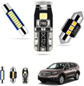 EASY EAGLE LED Interior Car Lights for Honda-CRV-2007-2012: 10 Piece Kit White LED Light Bulbs - Super Bright 6000K + Install Tool