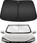 ARISMOTOR Windshield Sun Shade for Ni-ssan Leaf 2018-2025, Custom Fit Foldable Front Window Sunshade Sun Visor Protector, Block UV Rays Keep Your Car Cooler